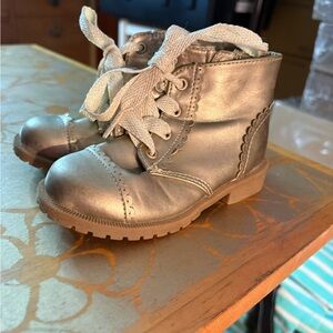 Cat & Jack Kids Metallic Boots